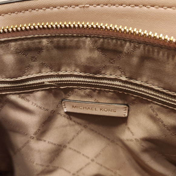 💕Michael Kors Hope Powder Blush Satchel w Adjustable Strap and Matching Wallet - Picture 13 of 16